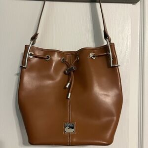 Dooney & Bourke Brown Leather Shoulder Bag